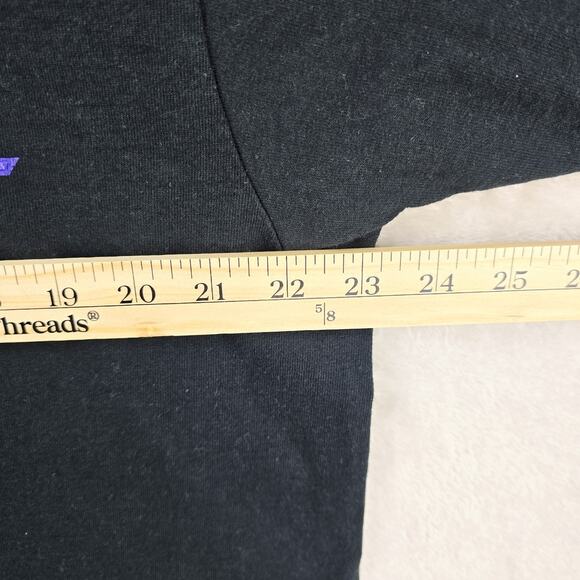 Vintage Heartland Apparel Oregon Shirt XL Black Deer Nature Puff Paint Aztec 90s - Picture 8 of 9